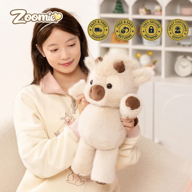 Zoomie® Running Highland Cow Plushie