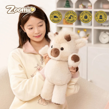 Zoomie® Running Highland Cow Plushie
