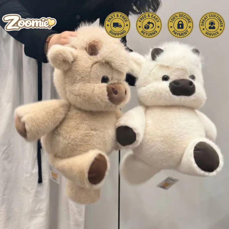 Zoomie® Running Highland Cow Plushie